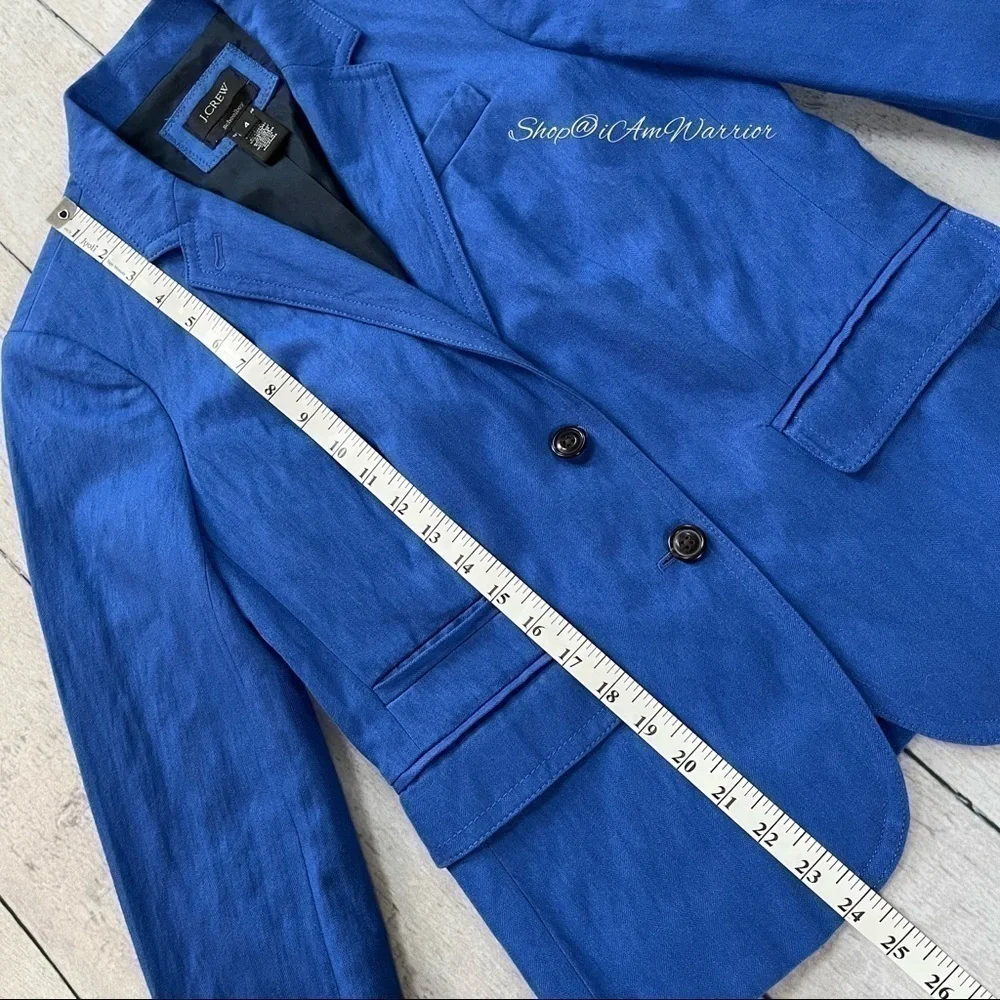 J.Crew sapphire blue rayon blend schoolboy blazer *shop@iamwarrior